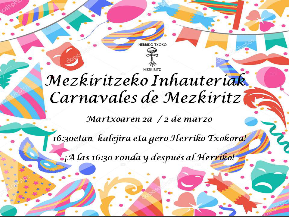 Mezkiritzeko inhauteriak / Carnavales en Mezkiritz.
